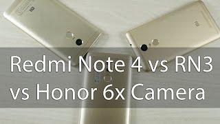 Redmi Note 4 vs Honor 6X vs RN 3 Camera Comparison