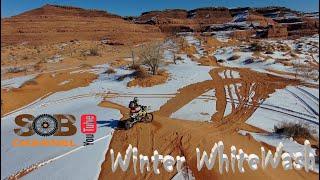 Winter Whitewash - Whitewash Sand Dunes - Green River Utah