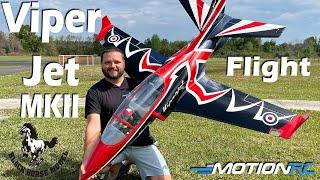 Black Horse Viper Jet MKII 120mm EDF Flight | Motion RC