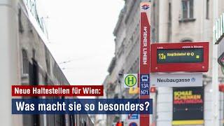 Wiens neue Bim- und Bus-Haltestellen