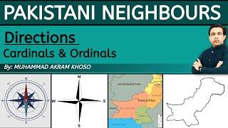 Pakistani Neighbors With Map | Directions Cardinals And Ordinals | By Muhammad Akram