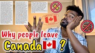 Why people want to leave Canada? | Poll results and their feedbacks | Tamil