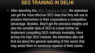 SEO Training in Delhi With Latest Technology By SITHUB