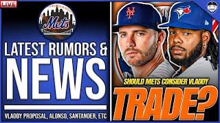 Latest Mets News & Rumors | Vladdy Guerrero Jr TRADE Proposal, Alonso, Santander, Bregman & More