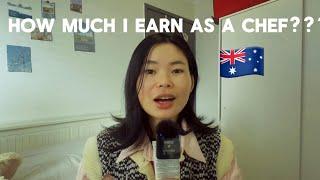 Chef income in Australia || how much do I earn as a part time chef??