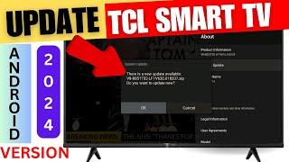 How to Update TCL Google Tv || TCL Android Tv Software Update