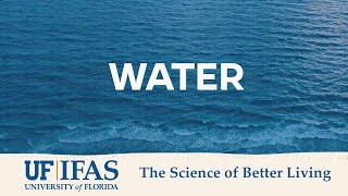 UF/IFAS Science of Better Living: Water