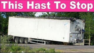 Trailer Being Left Full Of Waste All Over The Uk