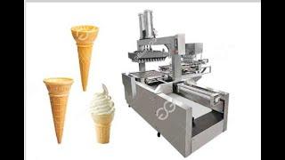 Automatic Cone Biscuit Making Machine Ice Cream Cone Making Machine with 60 Molds