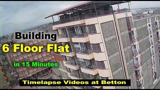 Building a 6 Floor Flat in 15 Minutes, Timelapse [House Projects]