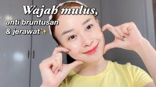 Saran biar Wajah bisa mulus Anti Bruntusan dan Jerawat lagi️