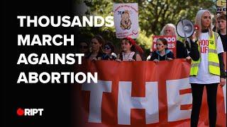 Thousands march in Dublin against abortion