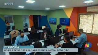 NDTV Record Itajaí apresenta nova redação