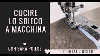 Cucire lo sbieco a macchina - How to sew bias