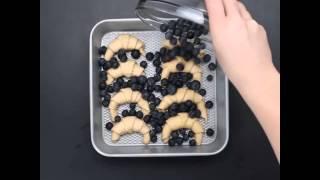 Blueberry Croissant Breakfast Bake