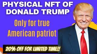PRESIDENT DONALD TRUMP NFT PORTRAIT - NFT of Donald Trump 2022