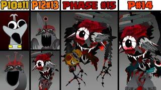 Phase 10 VS Phase 11 VS Phase 12-15 in Incredibox Sprunki + NEW SPRUNKI