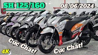 SH 125 / SH 160 màu mới CƯC CHẤT + giá bán ngày 08/06/24 head Huỳnh Bạch Tùng. Khải Phạm #sh #sh160