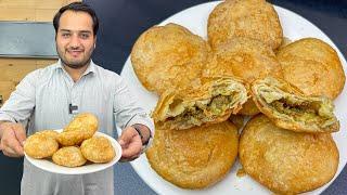 Lahori Qeema Kachori Recipe - Bazari Multilayer Puffy Keema Kachori