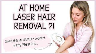 I TRIED AT HOME LASER HAIR REMOVAL | Taylor Bee