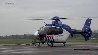 Police 03 PH-PXC Eurocopter EC135 P2 Landing & Departure Teuge Airport 5 jan 2020