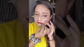 I tried polythene lipstick hack Tik tok makeup hacks|viral Lipstick hack #shorts  #ashortaday