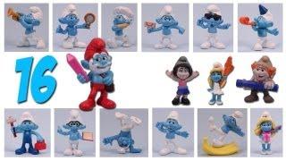 The Smurfs 2 McDonalds Happy Meal Toys Complete Set 2013 Review