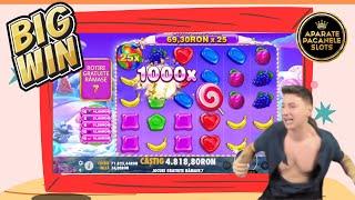 PESTE 1 MILIARD JUMATE CASTIGURI LA SWEET BONANZA PRINSE DE SOCIU! ️#bigwin