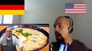 American Reacts to Käse Lauch Suppe mit Hackfleisch Einfaches & Schnelles Rezept