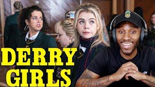 First TIme Watching " Derry Girls " And It's Madness ! - 1x1 Reaction