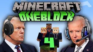 US Presidents Play Minecraft One Block 4