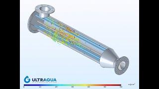 Particle Tracing Simulation of a UV System