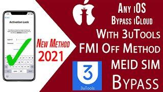 2021 New Method iCloud Activation Unlock Using 3UTOOLS 100% MEID Sim Bypass !! 3uTools iCloud Remove