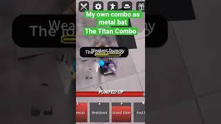 Made my own combo. The Titan Combo #edit #strongestbattlegrounds #roblox #john #TitanCombo