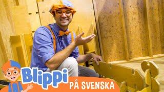 Blippi Svenska | Blippi besöker ett museum för barn | pedagogiska videor för barn