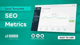 SEO Metrics Dashboard Template