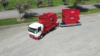 Easy bins southland Ltd skip truck video