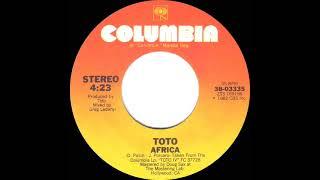 1983 Africa - Toto (a #1 record--stereo 45 single version)