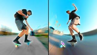 Smooth Cruising & Tricks on Freeskates!