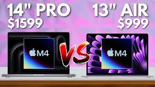 M4 MacBook Air vs M4 MacBook Pro - DON'T BE FOOLED!
