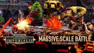 Legions Imperialis! Big Scale War with Very Tiny Minis! Blood Angels, Death Guard, Solar Auxilia