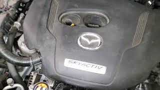 2016 To 2021 Mazda CX-9 A/C System Low Pressure Port Location - Use To Recharge Refrigerant (Freon)