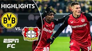 Patrik Schick BRACE  Borussia Dortmund vs. Bayer Leverkusen | Bundesliga Highlights | ESPN FC