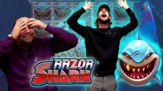  INSANE BIG WIN ON RAZOR SHARK BY JESUS & BUDDHA FOR CASINODADDY 