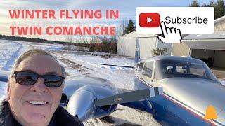 WINTER FLYING IN TWIN COMANCHE