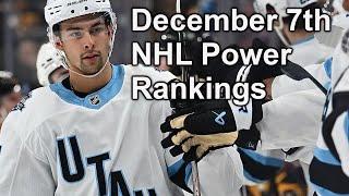 NHL Power Rankings, December 7th 2024 Edition