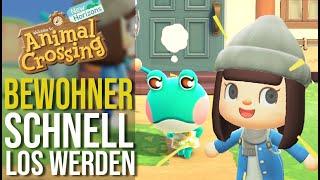 So SCHNELL & EINFACH Bewohner VERJAGEN Animal Crossing: New Horizons #newhorizons #acnh