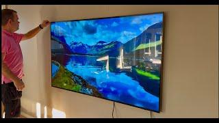2024 Samsung 77" S85D 4K OLED unboxing and wall mounting