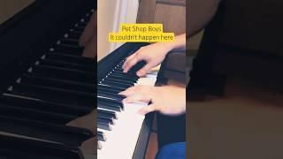 Pet Shop Boys - It couldn't happen here (Piano Cover) #shorts #piano