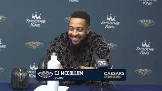 CJ McCollum on his 50-point night, team win | Pelicans-Wizards Postgame Interview 1/3/25